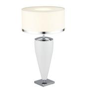 Lampy stojące - Argon Lampka biurkowa LORENA 367 1pł biały Chrom - miniaturka - grafika 1