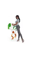 Legginsy - Pończochy Niebieskie Legginsy Moda Wyprane Szary Grafitowy - miniaturka - grafika 1
