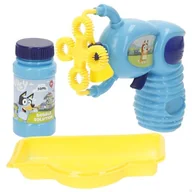 Kosmetyki kąpielowe dla dzieci - ColorBaby Bluey Elektryczny pistolet do baniek mydlanych, 50 ml, taca na mydło, kolorowy design, gry bongo i niebieskie, zajęcia dla dzieci +3 lata (39149) - miniaturka - grafika 1