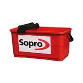 Wiadra i kastry budowlane - SOPRO Wiadro do zmywania fug 092 Z ROLKAMI SOPRO - miniaturka - grafika 1