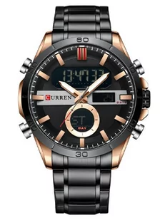 Zegarek ZEGAREK MĘSKI CURREN 8384 (zc023c) - DUAL TIME + BOX - Zegarki męskie Zegarek ZEGAREK MĘSKI CURREN 8384 (zc023c) - DUAL TIME + BOX - Zegarki męskie - miniaturka - grafika 1
