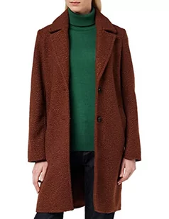 TOM TAILOR Damski Płaszcz podstawowy 1032458, 30041 - Grounded Brown, 3XL - Płaszcze damskie - miniaturka - grafika 1
