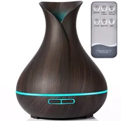 Nawilżacze powietrza - Nawilżacz powietrza Cronos Nawilżacz powietrza Cronos Bamboo 400ml ciemny brąz - miniaturka - grafika 1