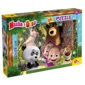 Puzzle - Lisciani Giochi 86078 Masha Plus 24-Diventiamo Amici puzzle dla dzieci, wielokolorowe 86078 - miniaturka - grafika 1