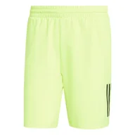 Spodenki męskie - Męskie Spodenki ADIDAS CLUB 3STR SHORT IS8153 – Neonowy - miniaturka - grafika 1