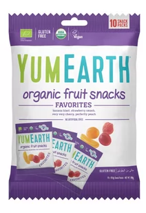 Yumearth Żelki Bez Żelatyny Eko (Fruit Snacks) 10 Szt. - Żelki - miniaturka - grafika 1