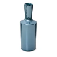 Wazony i flakony - Wazon Dekoracyjny Ceramiczny Simona 13X13X36 Turkusowy - miniaturka - grafika 1