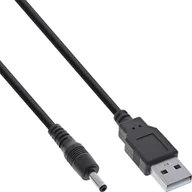 Adaptery i przejściówki - InLine InLine® USB DC power adapter cable, USB A male plug to DC plug 3.5x1.35mm, black, 2m - miniaturka - grafika 1
