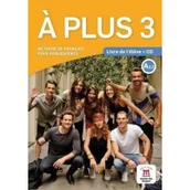 Książki do nauki języka francuskiego - zbiorowa Praca A Plus 3 podręcznik A2.2 + CD LEKTORKLETT - miniaturka - grafika 1