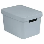 Pojemniki łazienkowe - Curver Pojemnik z przykrywką 17 L Infinity szary CUR-229241 - miniaturka - grafika 1