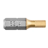 Klucze i nasadki - Graphite Końcówka wkrętakowa HEX4 25mm 1/4&quot; 2szt. - 57H968 - miniaturka - grafika 1