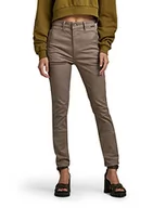 Spodnie damskie - G-STAR RAW Damskie spodnie chinosy skinny, Brązowy (Deep Walnut D22892-c105-b743), 27W / 30L - miniaturka - grafika 1