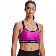 Bielizna sportowa damska - Biustonosz treningowy UNDER ARMOUR Armour High Crossback Bra - miniaturka - grafika 1
