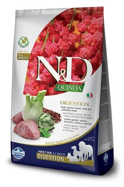 Farmina N&D QUINOA DIGESTION LAMB & FENNEL 0,8 kg