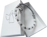 Biżuteria religijna - Różaniec na rękę - pamiątka Komunii Św., Bierzmowania 7727 [k0] - miniaturka - grafika 1