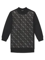 Sukienki i spódniczki dla dziewczynek - Guess Sukienka codzienna J5YK02 KA6V4 Czarny Regular Fit - miniaturka - grafika 1