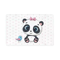 Dywany - Dywan, mata dziecięca Panda różowy 100 x 150 cm - miniaturka - grafika 1