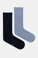 Skarpetki męskie - Tommy Hilfiger skarpetki 2-pack męskie kolor niebieski 701230780 - miniaturka - grafika 1