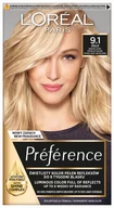 Farby do włosów i szampony koloryzujące - Loreal Recital Preference 9.1/Z Viking Bardzo jasny blond popielaty - miniaturka - grafika 1