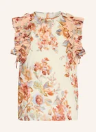 Bluzki dla dziewczynek - Zimmermann Bluzka Awaken Z Falbanami weiss - ZIMMERMANN - miniaturka - grafika 1