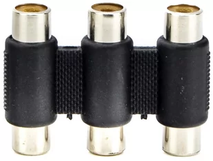 Przejściówka adapter złączka 3x Rca Chinch żeńskie - Adaptery i przejściówki - miniaturka - grafika 1