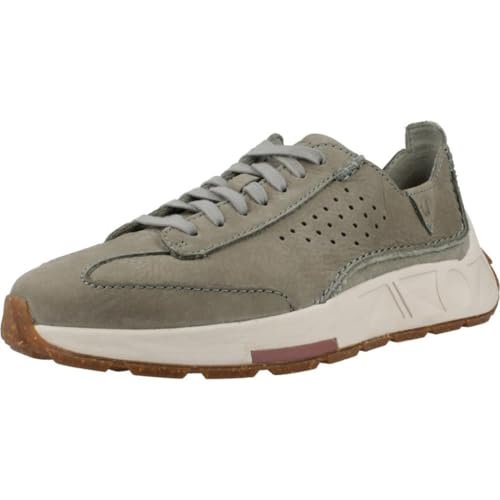 Clarks Damskie trampki Craft Speed, jasnozielone nub, 3,5 UK, Jasnozielone wypustki, 36 EU