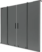 Parawany nawannowe - Mexen Velar L Duo parawan nawannowy 2-skrzydłowy rozsuwany 180 x 150 cm, grafit, gun metal - 896-180-003-42-95 - miniaturka - grafika 1