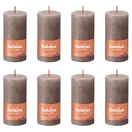 Aromaterapia - Rustykalne świece pieńkowe Shine, 8 szt., 100x50 mm, taupe Lumarko! - miniaturka - grafika 1