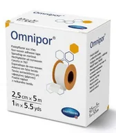Apteczki i materiały opatrunkowe - Hartmann Plaster omnipor hypoalergiczny 2,5 cm x 5 m - miniaturka - grafika 1