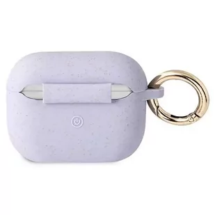 Guess GUAPSGGEU AirPods Pro cover purpurowy/purple Silicone Glitter - Akcesoria do słuchawek - miniaturka - grafika 2