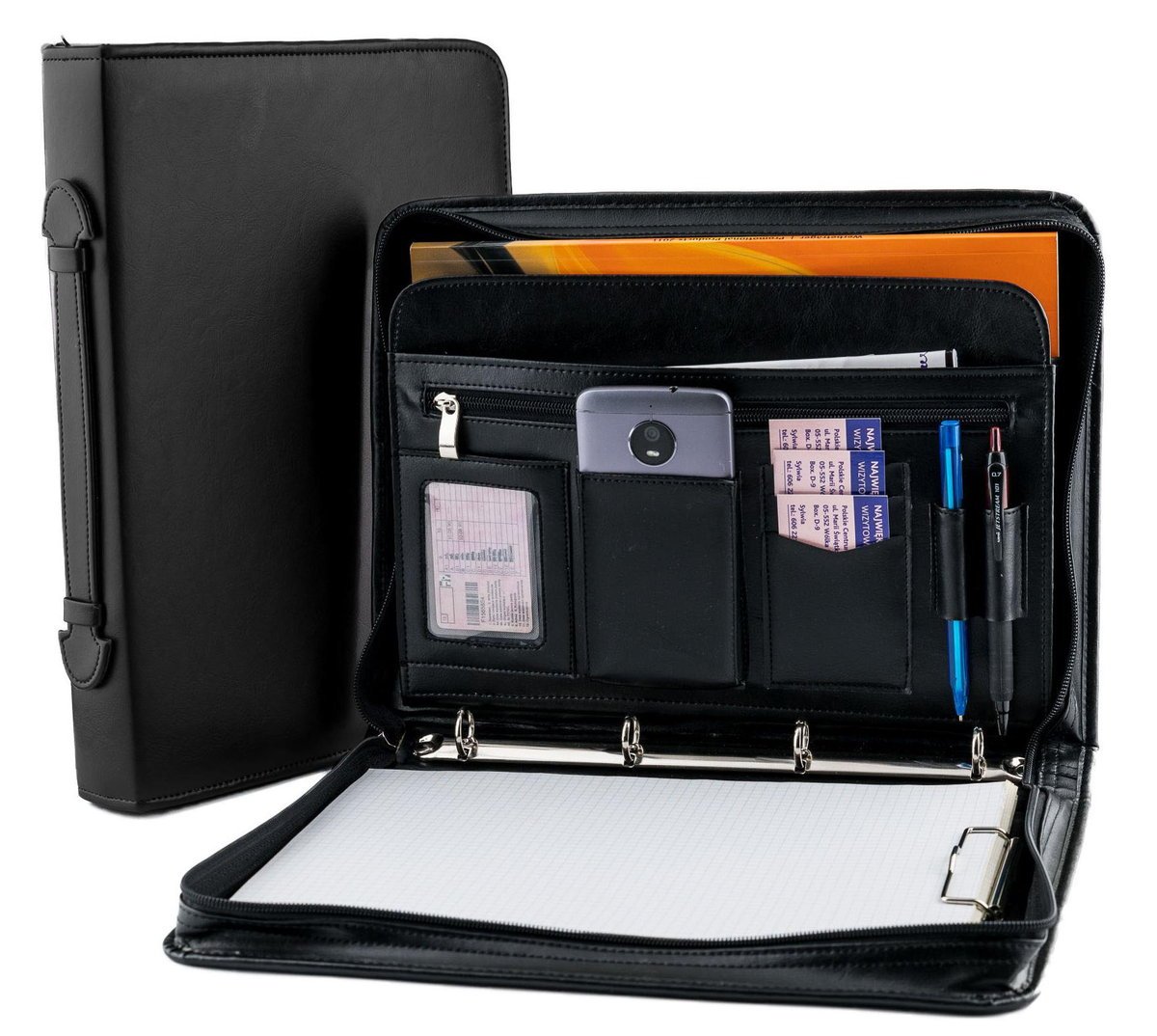 Męska aktówka A4 Tizano BW01 czarna