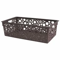 Pudła i pojemniki do przechowywania - Koszyk koła średni 3,2 l srebrny - miniaturka - grafika 1