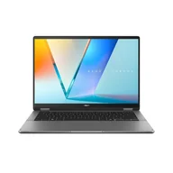 Laptopy 2w1 - ASUS Vivobook 14 Flip 90NB14Y1-M004V0 notebook/laptop Intel Core Ultra 7 256V Hybryda (2w1) 35,6 cm (14") Ekran dotykowy WUXGA 16 GB LPDDR5x-SDRAM 1 TB SSD Wi-Fi 7 (802.11be) Windows 11 Home Szary 90NB14Y1-M004V0 - miniaturka - grafika 1
