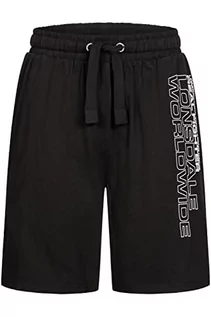 Spodnie męskie - Lonsdale Fordell Dress Pants spodnie męskie, czarny/biały, XXL - grafika 1