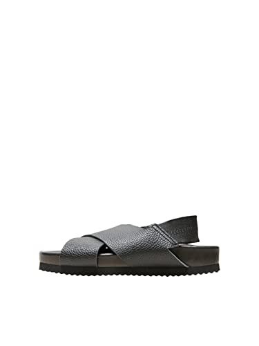 SELECTED FEMME Damski pasek Slfelf Sandał B platforma, Czarny, 38 EU
