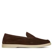 Mokasyny męskie - Mokasyny Gino Rossi MASSI-01 MI08 Brązowy - miniaturka - grafika 1