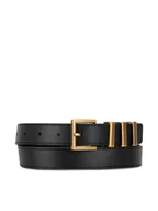 Paski - Gino Rossi Pasek Damski BLYL24008-1 Czarny - miniaturka - grafika 1