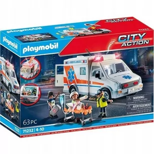 PLAYMOBIL 71232 Karetka Pogotowia Ambulans - Klocki - miniaturka - grafika 1