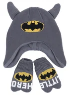 Czapki damskie - Komplet: czapka + rękawiczki BATMAN 0-6 m - miniaturka - grafika 1