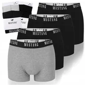 Majtki męskie - Mustang Bokserki Męskie 4 sztuki Zestaw Bawełna Logo Kolor Rozmiar L - miniaturka - grafika 1