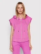 Bluzy damskie - Benetton United Colors Of Bluza 3NKND5004 Różowy Regular Fit - miniaturka - grafika 1