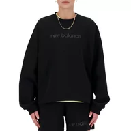 Bluzy sportowe damskie - Bluza New Balance WT41556BK - czarna - miniaturka - grafika 1
