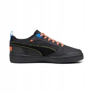 Buty sportowe męskie - Buty Męskie Puma 39358101 Rebound V6 Low Czarne 45 - miniaturka - grafika 1