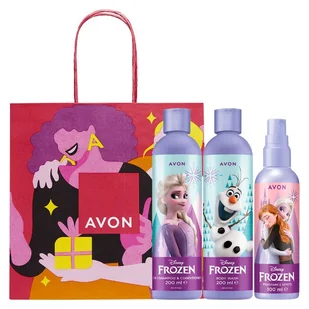 Avon, Frozen, Zestaw Kosmetyków, 3 Szt. - Kosmetyki kąpielowe dla dzieci - miniaturka - grafika 1