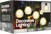 Girlandy - Progarden Łańcuch świetlny Led 10 żarówek 4,7m KO-AF5300160 - miniaturka - grafika 1