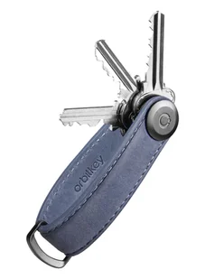 Skórzane etui na klucze Orbitkey Key Organiser Crazy Horse - steel grey - Etui na klucze - miniaturka - grafika 1