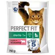 Sucha karma dla kotów - Perfect Fit Fit Sterile 1+ 0,75 kg - miniaturka - grafika 1