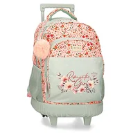 Plecaki - Movom Romantic Girl Plecak Compact 2 koła Wielobarwny 32x43x21 cms 28.9L Poliester, Wielobarwny, Mochila Compact 2 Ruedas, Kompaktowy plecak 2 koła - miniaturka - grafika 1
