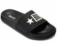 Klapki i japonki męskie - KLAPKI męskie BIG STAR DD174699 czarne 45 - miniaturka - grafika 1