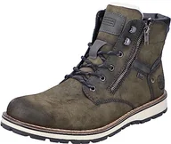 Półbuty męskie - Rieker Męskie buty sznurowane 38425, zielony, 45 EU - miniaturka - grafika 1
